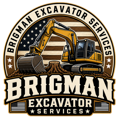 brigman excavator services florence sc logo