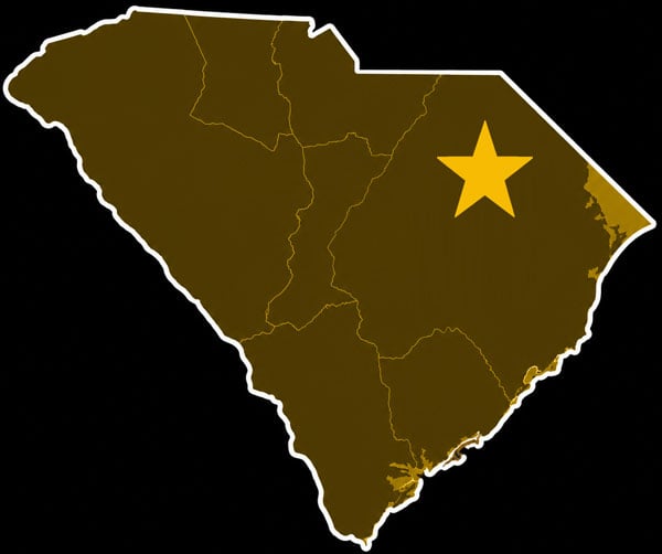 florence south carolina map